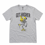 Get Higher Skeleton Skater Tee - Heather Gray