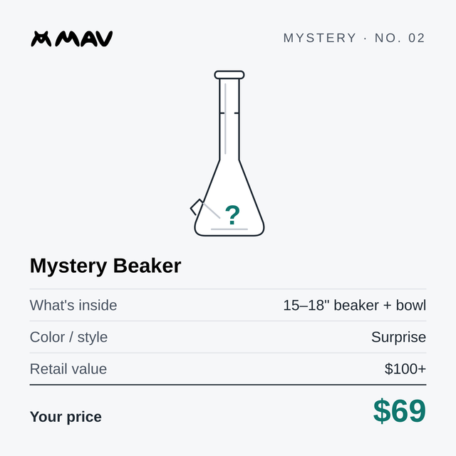 Mystery Beaker for $69!