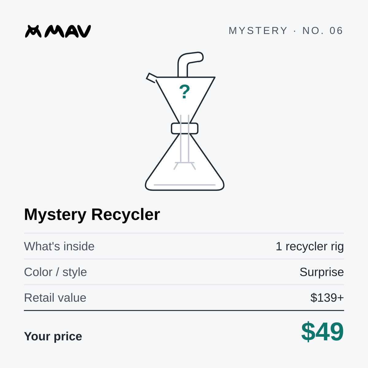 Mystery Recycler for $49!