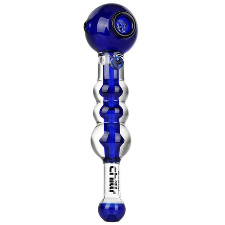 Pipa de mano de vidrio Pulsar Chillr con glicerina - 7.5" / Azul
