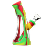 Silicone Glass Mini Horn Bong 5.7"