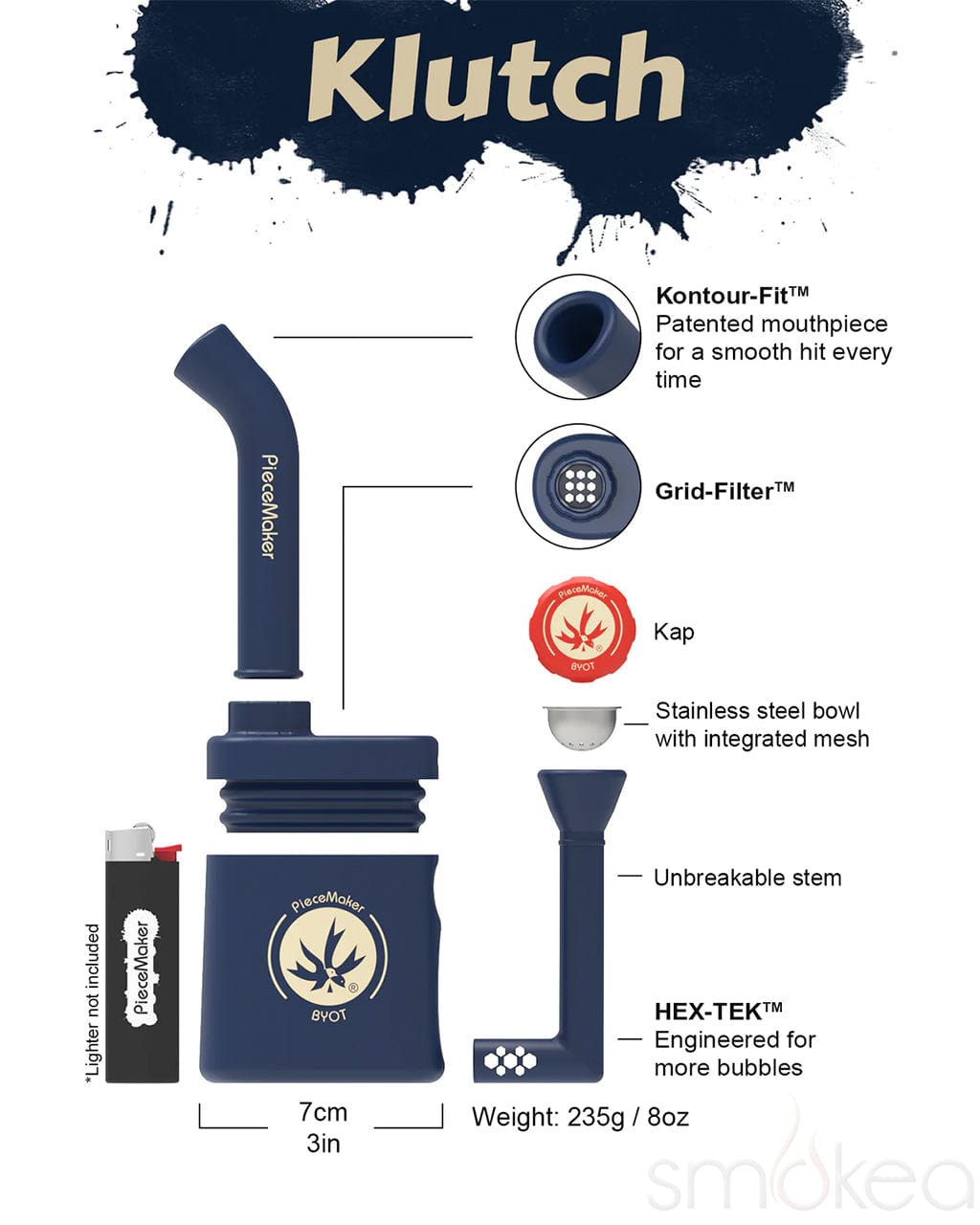 Piecemaker Klutch 矽膠水煙斗