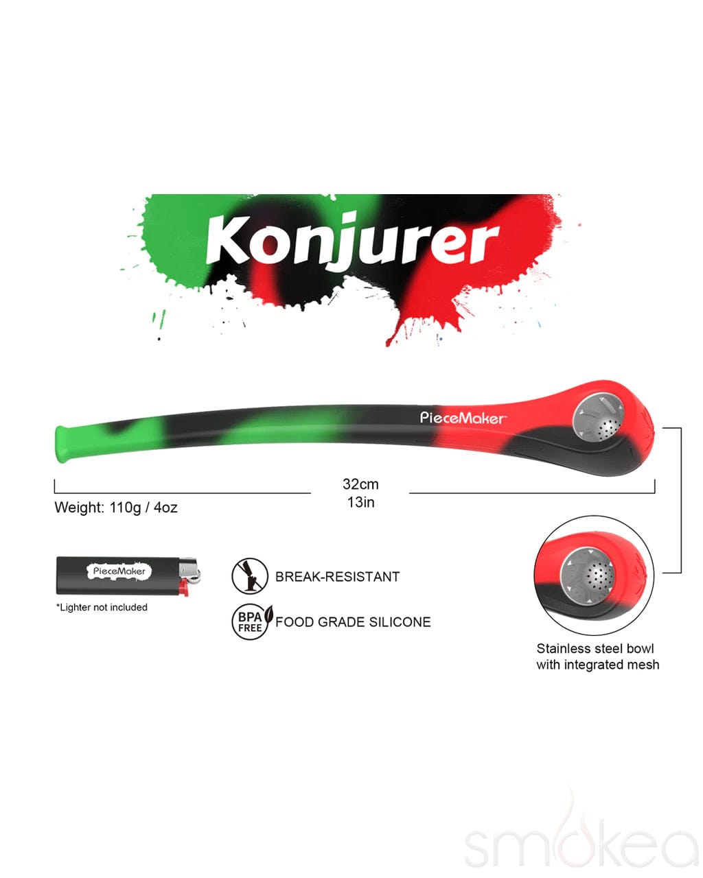 Pipa Gandalf de silicona Piecemaker Konjurer