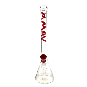 21" Tall 50 by 5MM Beaker Bong Tall Neck Official Red Type