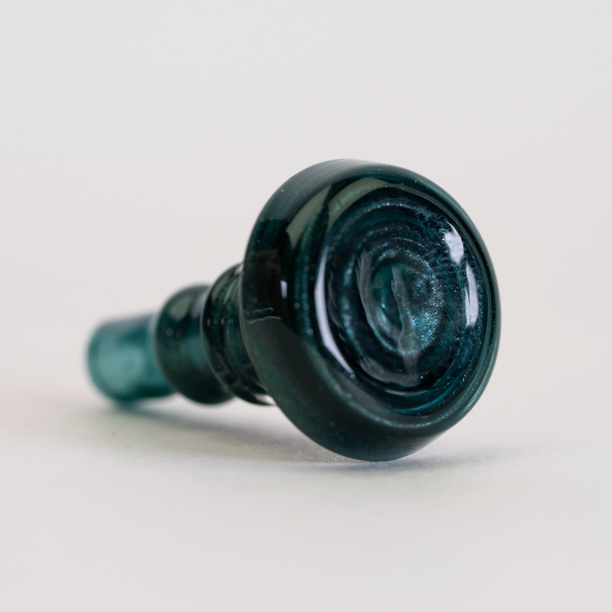 Empire Glassworks PuffCo Peak Pro 3D XL Chamber 玻璃搖桿蓋 - 藍色潟湖