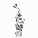 8" Dual Tornado Recycler Glass Attachment for Puffco Peak & Peak Pro | Croia Glass
