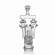 8" Dual Tornado Recycler Glass Attachment for Puffco Peak & Peak Pro | Croia Glass
