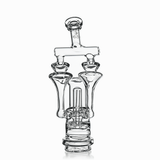 8" Dual Tornado Recycler Glass Attachment for Puffco Peak & Peak Pro | Croia Glass