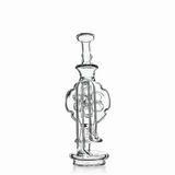 7" Swiss Hole Klein Recycler Glass Attachment for Puffco Peak & Peak Pro | Croia Glass