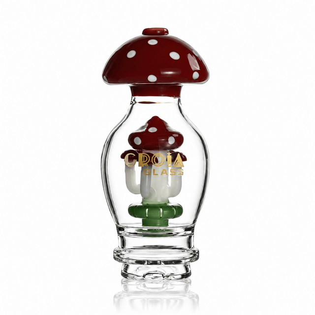 6" Mushroom Cluster Perc Glass Attachment for Puffco Peak & Peak Pro | Croia Glass