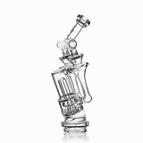 8" Dual Tornado Recycler Glass Attachment for Puffco Peak & Peak Pro | Croia Glass