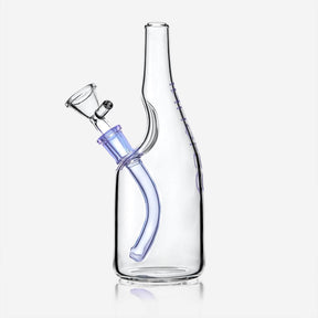 Bong de agua de cristal con forma de botella de sake