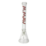 18" MAV Specialty Decal slab Logo Beaker Bong collection