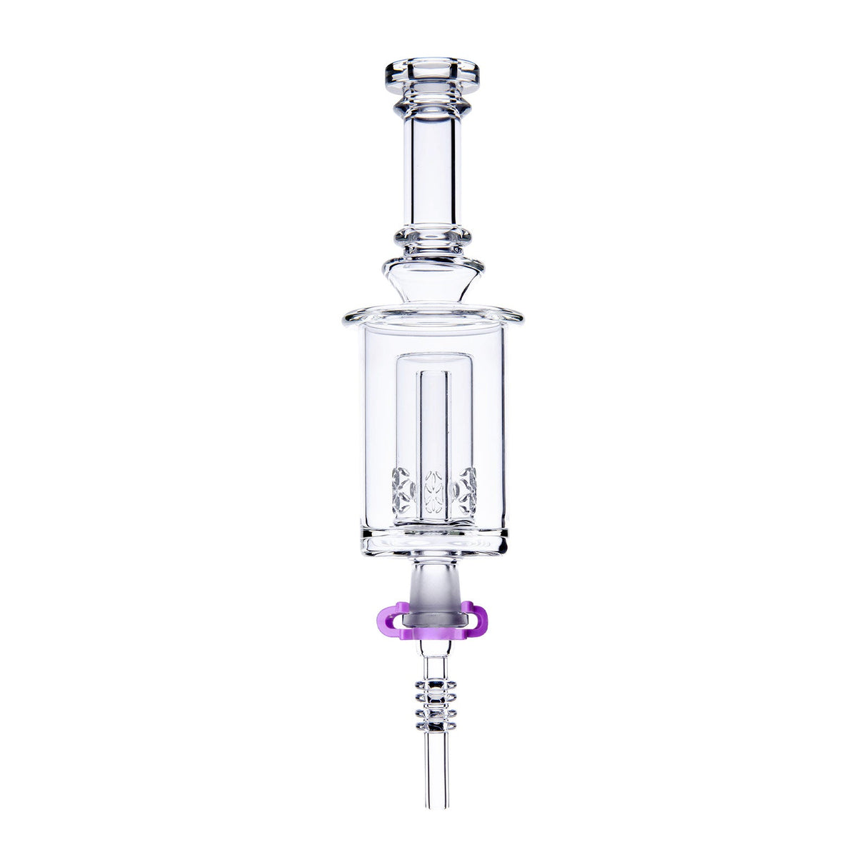Seed Of Life Perc Glass Nectar Straw