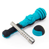 Silicone Dab Straw with Cap