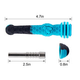 Silicone Dab Straw with Cap
