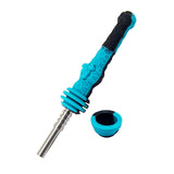 Silicone Dab Straw with Cap