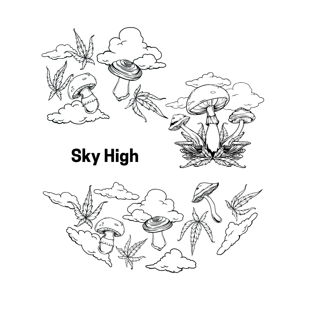 Sapphire Sky High Standard Beaker