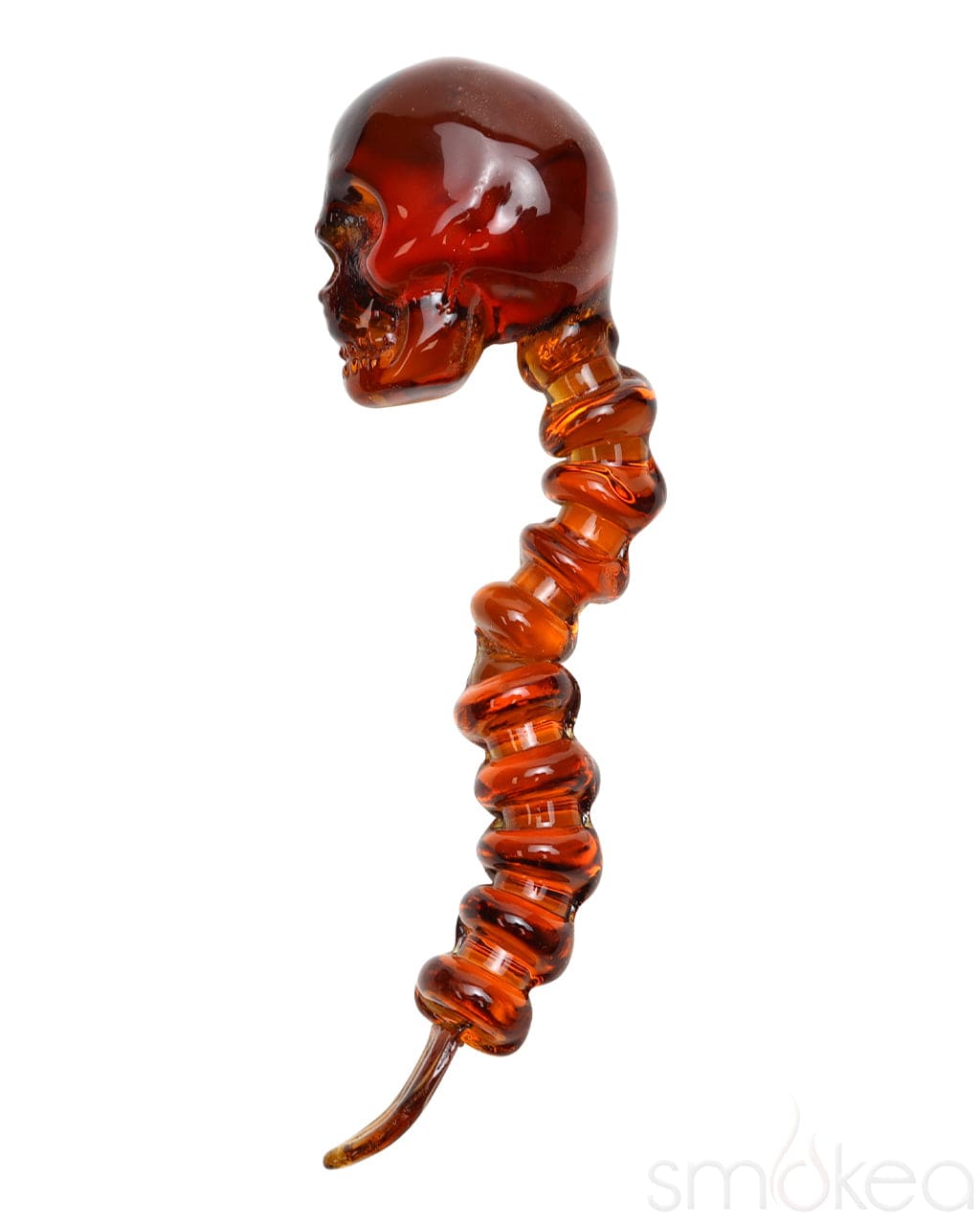 SMOKEA Colored Glass Skull Dab Tool enlarged view