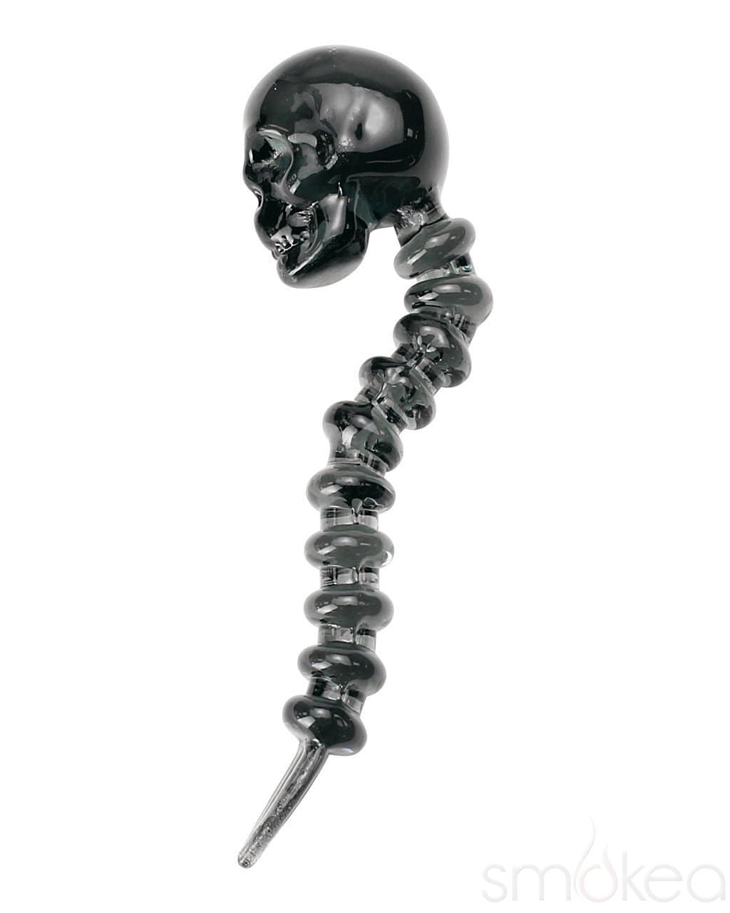 SMOKEA Colored Glass Skull Dab Tool enlarged view