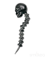 SMOKEA Colored Glass Skull Dab Tool