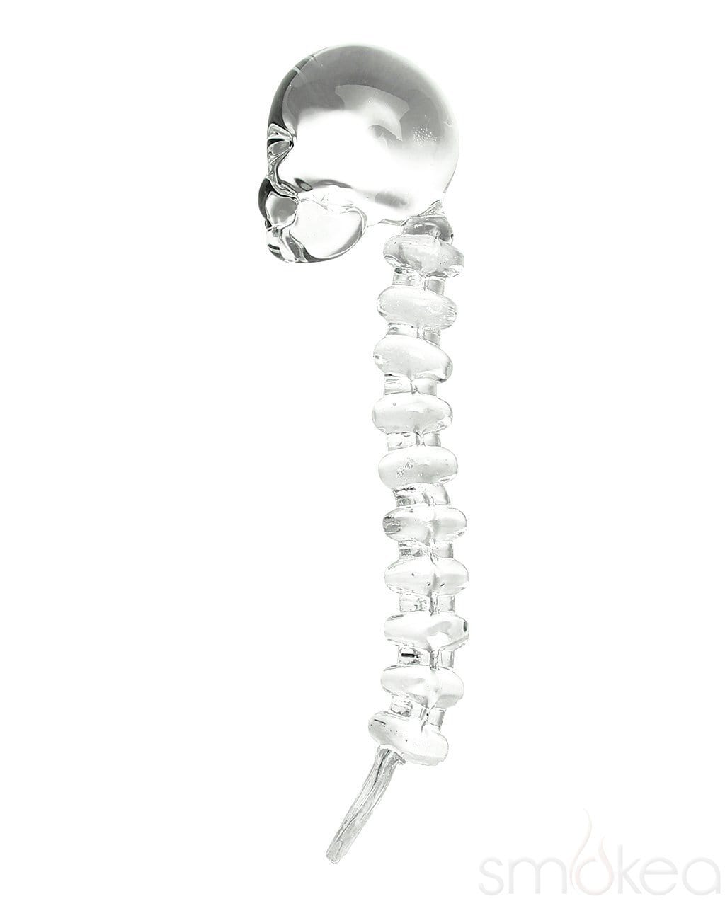 SMOKEA Colored Glass Skull Dab Tool enlarged view