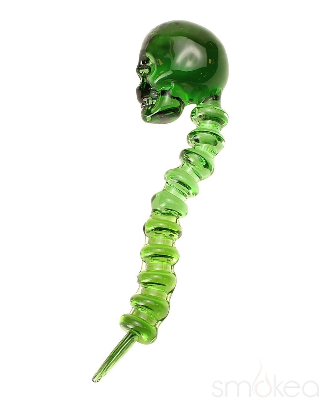 SMOKEA Colored Glass Skull Dab Tool enlarged view