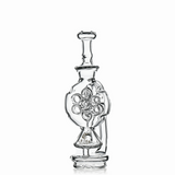 7" Swiss Hole Klein Recycler Glass Attachment for Puffco Peak & Peak Pro | Croia Glass