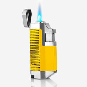 Encendedor de soplete amarillo