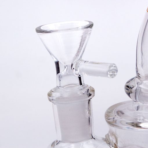 Glass Slide Flower Bowl