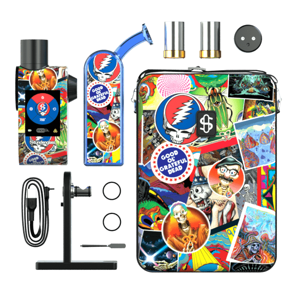 Grateful Dead x Stündenglass Modül + Dok Deluxe Travel Set - Legacy Patchwork