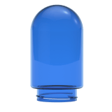 Single Blue Glass Globe (Large)