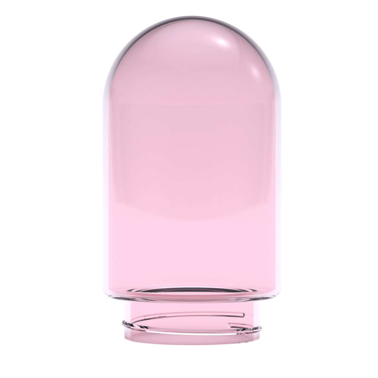 Single Pink Glass Globe (Large)