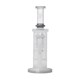 Human Grade Sacred Straight Sandblasted Glass Water Pipe